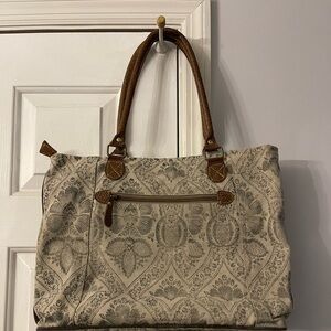Myra Winter Moon Tote Bag